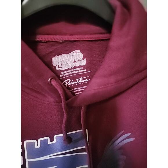 Primitive Skateboarding X Naruto Shippuden Itachi Sharingan Hoodie Medium A97 - Picture 3 of 6